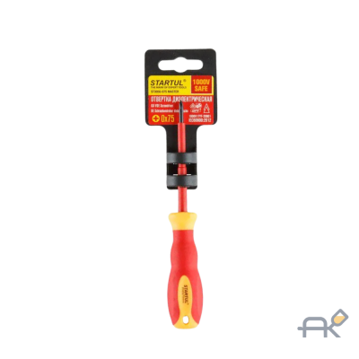 Отвертка `+` 0 75мм диэлектрическая PH STARTUL MASTER (ST3050-075)